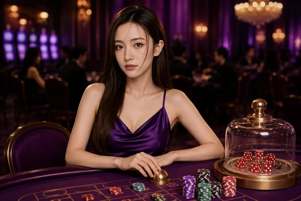 Glamorous casino night elegance